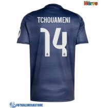 Fotballdrakt Herre Real Madrid Aurelien Tchouameni #14 Bortedrakt 2025-26 Kortermet